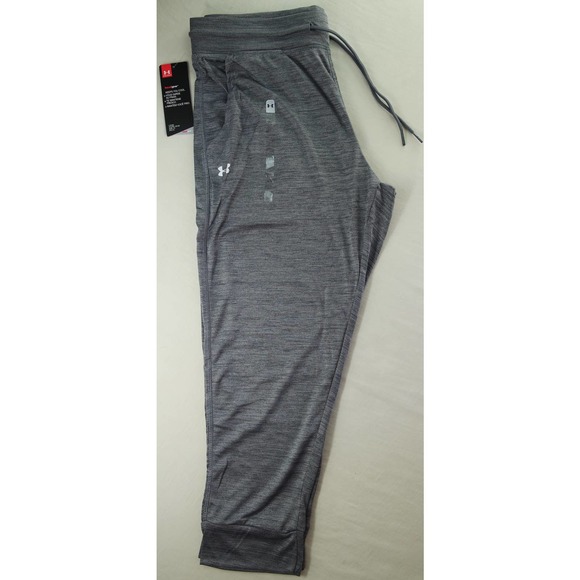 Under Armour Women's Tech Capris 3/4 Pants Small Gray Athletic Gym New MSRP$40 - Picture 1 of 8